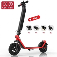 Trottinette électrique adulte longue portée X11 10 pouces - Livraison directe depuis un entrepôt UE/Royaume-Uni - Trottinette électrique en alliage d'aluminium avec batterie au lithium puissante