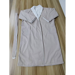 Albornoz promocional de lujo para hombre <span class=keywords><strong>Gabardina</strong></span> Batas de baño de doble capa Mujeres - Product Image 4