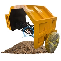 Dumper et mélangeur à compost tiré par tracteur pour la fabrication de fumier animal et d'engrais organique