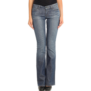 Jeans de Mezclilla Ajustados para Mujer, Estilo Nuevo, Desgastados, de Alta Calidad, Personalizados, de Cintura Alta, Elásticos, Casuales, a la Moda, Largos, Azules - Product Image 1