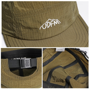 Gorra de béisbol unisex transpirable e impermeable de secado rápido para deportes al aire libre con protección solar, estilo <span class=keywords><strong>Tide</strong></span>, de 5 paneles, ideal para verano. - Product Image 5