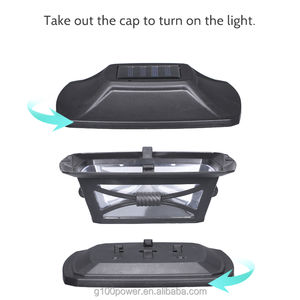 Lampes solaires à LED pour poteaux 4x4 6x6, lumière décorative pour l'extérieur, clôture, cour, jardin, patio - Product Image 3