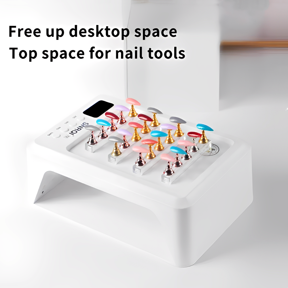 Popular Super 60 LED Beads 72W 4 Gear Timing Faster Dry UV LED Nail Lamp T8 B for Nail Salon and DIY Press on Nails