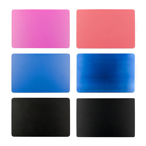 Grabado Oro Acero inoxidable Lujo <span class=keywords><strong>Vip</strong></span> Logotipo personalizado Corte láser Espacios en blanco Rosa Metal Tarjetas de visita Tarjeta de metal 0,5mm Negro - Product Image 6