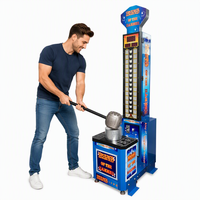 Machine de jeu à marteaux à pièces Skyfun 220V 1 joueur certifiée CE ROHS pour utilisation en arcade