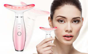 SHOmfrs alat peremajaan leher, dengan EMS & LED terapi cahaya foton untuk garis halus & Perawatan Kulit - Product Image 6