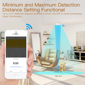 Sensor de Presencia Humana WiFi Inteligente, Detector de Movimiento por Radar de Onda Milimétrica para Montaje en Techo, para Automatización del Hogar, Compatible con Alexa, Google y Tuya - Product Image 2