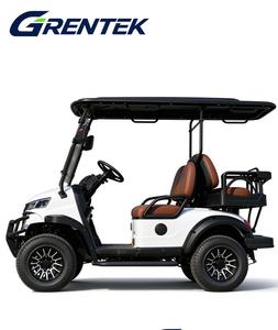 Carrito de golf de litio de 4 asientos, sistema de audio y entretenimiento con pantalla grande para miembros de clubes de golf - Product Image 4