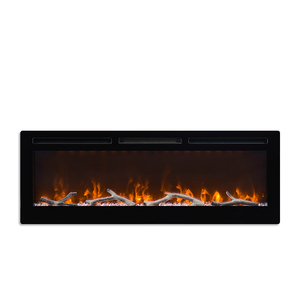 <span class=keywords><strong>Caminetto</strong></span> Elettrico da Parete Incassato di Alta Gamma da 60 Pollici con Simulazione 3D della Fiamma e Luci LED - Product Image 3