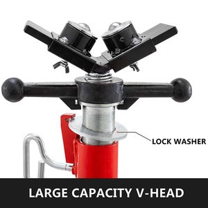 Portable Steel Tripod <strong>Stands</strong> 12 Inch Durable <strong>Pipe</strong> Support <strong>Jack</strong> Adjustable Height V Head <strong>Pipe</strong> <strong>Stand</strong> for Welding - Product Image 3