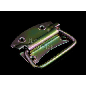 Asa de hierro para flight case, herrajes chapados duraderos para bolsos, estilo moderno y sencillo - Product Image 1