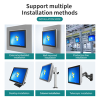 Panel PC Industrial Táctil de 10.1''/15'' con Pantalla Cuadrada, I5 de 7ª Generación, 8+128G DDR4, 4GB RAM, Intel Core I5