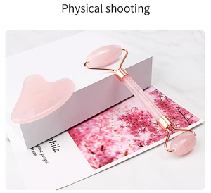 Wholesale Pink <b>Jade</b> Crystal Facial Massage <b>Roller</b> Original Skin Care Rodillo De JadeRoller - Product Image 5