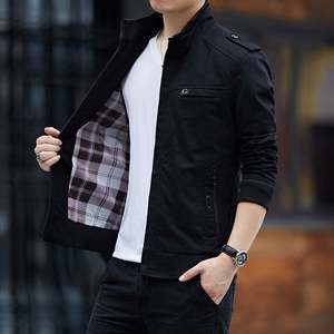 Chaqueta de Algodón Resistente a las Manchas de Moda Santicsu al por Mayor con Otras Telas Transpirables, Chaquetas para Hombre, Abrigo Corto, Ropa de Primavera - Product Image 6