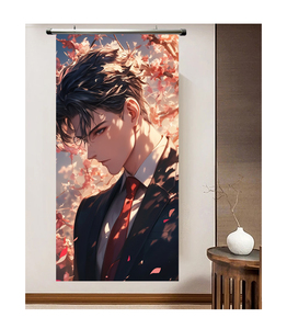 Decoración artística personalizada <span class=keywords><strong>de</strong></span> alta calidad Impresión digital Cualquier tamaño Colgante Scroll Banner para <span class=keywords><strong>casa</strong></span> - Product Image 1