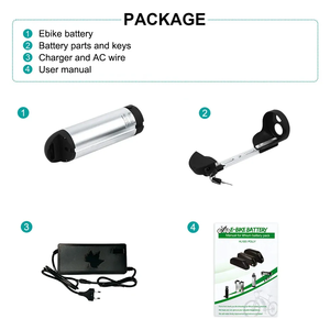 24V <span class=keywords><strong>36V</strong></span> 48V 8Ah <span class=keywords><strong>11Ah</strong></span> 14Ah 15Ah 17Ah 18Ah Botella de agua Batería Ebike Iones de litio Ebike Paquete de batería para bicicleta eléctrica - Product Image 5