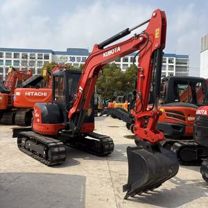 รถขุดขนาดเล็ก Kubota U-55 มือสอง พร้อมรางยางและระบบไฮดรอลิก รถขุดขนาดเล็ก U15 U20 U-35 U55 KX155 สำหรับขาย - Product Image 3
