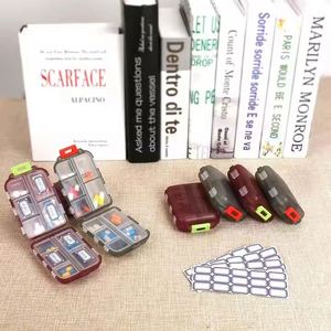 Portable Pp Foldable Small Weekly Travel Organizer <b>Plastic</b> <b>Pocket</b> Storage Cases Pill Dispenser Vitamins/Fish Oil - Product Image 2