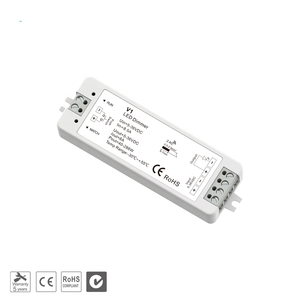 LEDBUILDERS 5-36V DC入力CV調光可能<span class=keywords><strong>LED</strong></span>コントローラープッシュディムRFリモートシングルカラー<span class=keywords><strong>LED</strong></span>ストリップディマー - Product Image 1