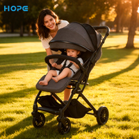 Poussette compacte Poussette de voyage compacte avec pliage automatique Poussette pour bébé, poussette convertible pour tout-petit pour 0-36 mois