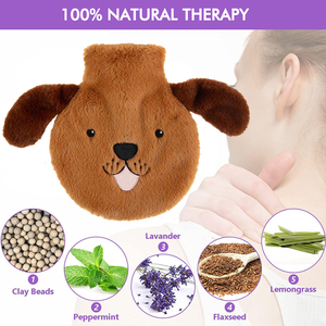 Pack <span class=keywords><strong>chauffant</strong></span> au micro-ondes broderie perles d'argile animale graines <span class=keywords><strong>de</strong></span> <span class=keywords><strong>lin</strong></span> chauffée en peluche coussin <span class=keywords><strong>chauffant</strong></span> jouets marque personnalisée - Product Image 3