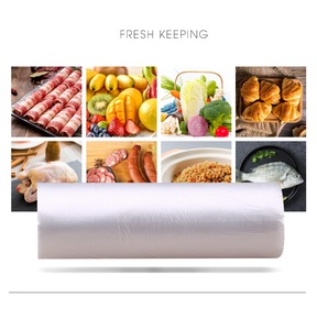 Clear T-shirt <b>Plastic</b> Produce Food <b>Storage</b> Bag on Roll - Product Image 3