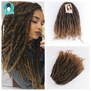 <span class=keywords><strong>Extensiones</strong></span> de Cabello Sintético Marley Afro Kinky para <span class=keywords><strong>Trenzas</strong></span>, 18 Pulgadas, para Mujer - Product Image 3