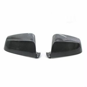 ฝาครอบกระจกมองหลัง BMW ซีรีส์ 5 E60 E61 รุ่นปี 2008-2010 วัสดุ ABS สีดำคาร์บอนเงา - Product Image 4