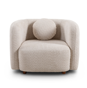 Fauteuil d'appoint moderne de luxe en velours, design ergonomique, mobilier de salon, chaise longue en bois, chaise individuelle - Product Image 3