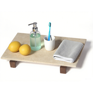 Plateau de service de fruits secs décoratif moderne fait à la main plaque rectangulaire en marbre d'onyx jaune plateau en pierre naturelle de style européen - Product Image 5