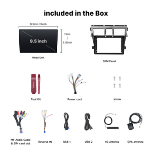 Youducar Radio de Coche Android de 9 Pulgadas con Reproductor de DVD y Navegación para <span class=keywords><strong>Toyota</strong></span> Vios / Belta / <span class=keywords><strong>Yaris</strong></span> Sedan 2008-2013, <span class=keywords><strong>Apple</strong></span> <span class=keywords><strong>CarPlay</strong></span> - Product Image 2