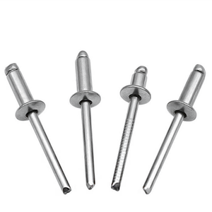 Remache ciego de cabeza abombada de acero inoxidable con extremo abierto, precio de fábrica al por mayor - Product Image 1