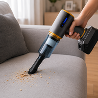 Aspirateur de voiture sans fil portatif ABS sans balais, 3 modes, 18000Pa, souffleur/aspirateur, pour nettoyage des débris de cuisine, table et intérieur de voiture