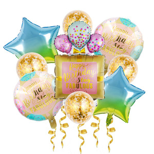 Set di Palloncini in Foil per Decorazioni di <span class=keywords><strong>Compleanno</strong></span> Personalizzate all'Ingrosso, Palloncini '<span class=keywords><strong>Buon</strong></span> <span class=keywords><strong>Compleanno</strong></span>' per Feste - Product Image 6