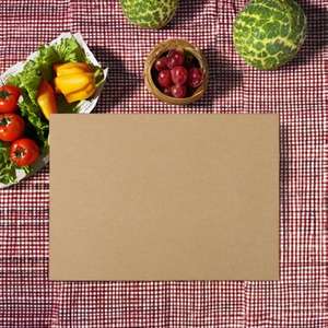 Papier Kraft de Qualité Alimentaire Blanc Personnalisé 12 x 12 Pouces pour Emballage de Sandwichs, Hamburgers, Pique-niques, Feuilles de Papier Revêtues de PE, Anti-graisse, Journal - Product Image 2