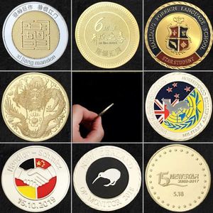 Monedas de Metal Bañadas en Oro y Plata, Monedas Conmemorativas Coleccionables en 3D con Relieve Personalizado - Product Image 4