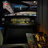 Module de contrôle de fréquence d'éclairage intelligent (FCU) gauche EFIS, Plaque apicale de simulation de vol Airbus A320 à haute réduction, Matériel