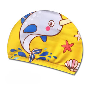 El nuevo <span class=keywords><strong>gorro</strong></span> de natación para niños de dibujos animados en stock no es un <span class=keywords><strong>gorro</strong></span> de natación lindo con protección para la cabeza y protección para los oídos - Product Image 5
