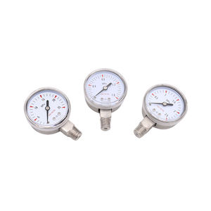 Manometro di alta qualità in acciaio inox 316 precisione montato sul fondo manometro precisione <span class=keywords><strong>2</strong></span>.5 - Product Image 1