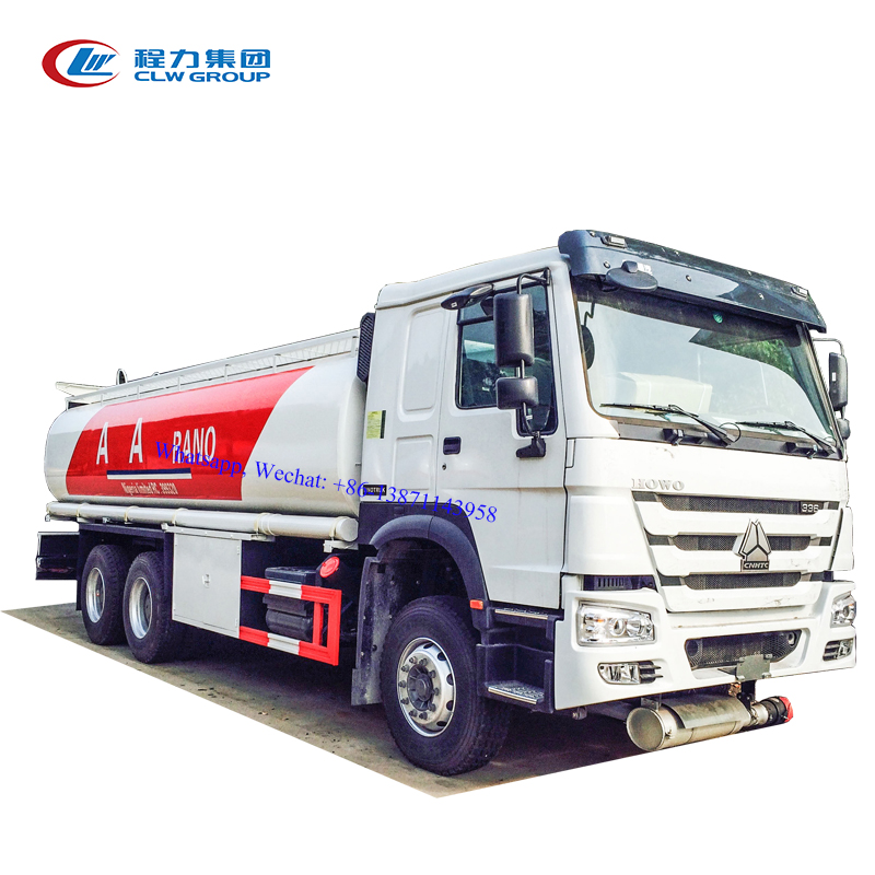Китай тяжелый автомобиль Howo 25 m3 топливная автоцистерна