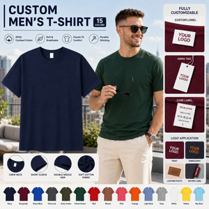 เสื้อยืดผู้ชายสั่งทำพิเศษ ผ้าคอตตอนหวี 200 กรัม ทรงปกติ สีพื้น คอกลม แขนสั้น ระบายอากาศได้ดี เป็นมิตรกับสิ่งแวดล้อม สไตล์สปอร์ต - Product Image 1