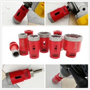 SHDIATOOL 20/25/30/35/40/50/60/68mm Diamond <strong>Tile</strong> Hole Saw Kit Diamond Core <strong>Drill</strong> <strong>Bit</strong> <strong>Set</strong> Marble Porcelain Granite Drilling <strong>Bit</strong> - Product Image 5
