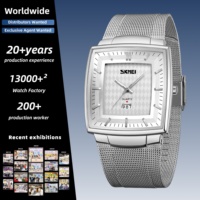 Montre à quartz élégante SKMEI 9311 pour homme, cadran clair avec calendrier, montre minimaliste adaptée aux jeunes hommes, pour les trajets quotidiens et les rencontres décontractées