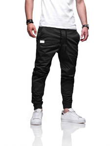 Pantalon <span class=keywords><strong>cargo</strong></span> ample en sergé pour homme, style streetwear, avec poches multi-usages et jambe fuselée, idéal pour un usage quotidien décontracté - Product Image 3