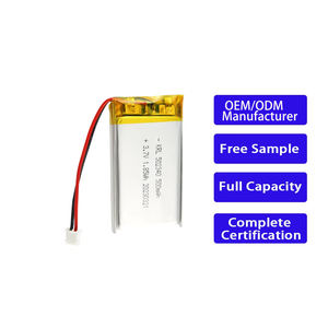 Hochwertige 502340 500mAh 3,7V Wiederaufladbare Lithium-Batterie mit 1C~15C Entladerate CE-Zertifiziert für Haushaltszubehör - Product Image 1