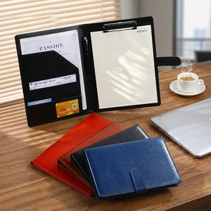 CCH Customized logo <b>A4</b> leather magnetic conference pad and multi-functional business <b>folder</b> - Product Image 1