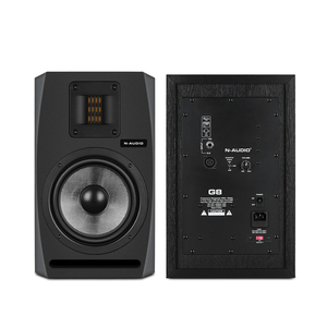 N-AUDIO altoparlante per Monitor Audio professionale attivo con banda da 8 pollici per sala di controllo, prodotto - Product Image 1
