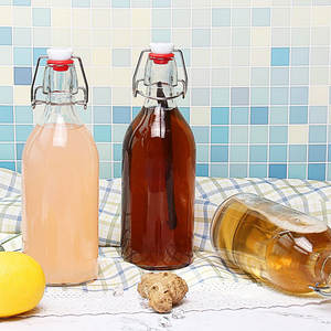 Bouteille de bière <span class=keywords><strong>allemande</strong></span> en céramique personnalisée 330ml-500ml 0.33L-50Cl Dog Green & California Amber Cork Sealing - Product Image 6