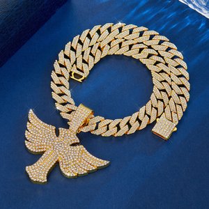 Lujo 925 Plata Hip Hop colgante joyería a medida moissanita fina diamante calidad superior joyería fina colgantes y dijes - Product Image 2