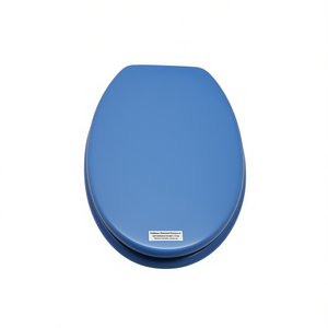 Asiento de Inodoro Universal Modelo Top Visone 50.5 cm de Largo 37.5 cm de Ancho 7 cm de Altura Color Azul - Product Image 2